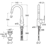 Roca Victoria Plus H2: 2+3+4 龍頭套裝 (5A4A4FC00+5A014FC00+526319610)